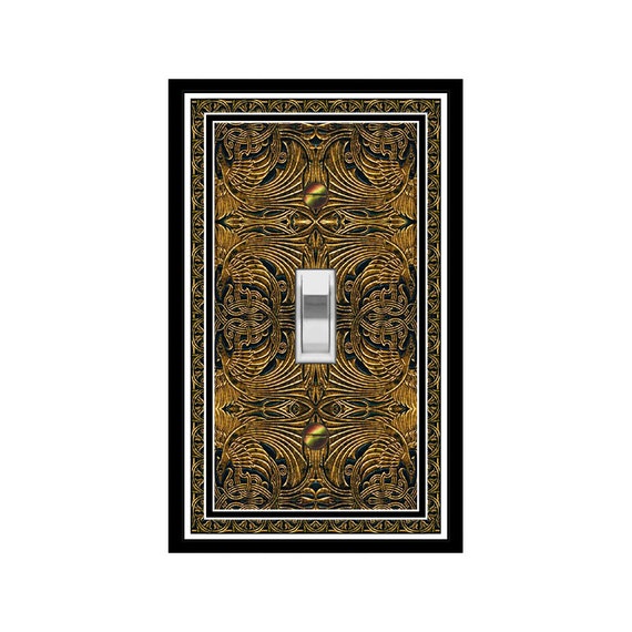 1740B Intricate Birds, Celtic Inspired Flat Image Faux Carving ~ Mrs Butler Unique Switchplate Cover ~ Use Drop Downs ~See 1740A on this Bkd