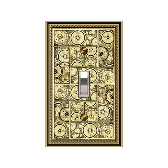 1211B Flat Image Unique Retro Mod Inspired Design ~ Mrs Butler Unique Switchplates ~ Use Drop Downs ~See 1211A Aquarius & All 12 Sun Signs