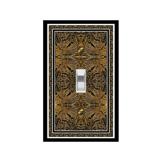 1740B Intricate Birds, Celtic Inspired Flat Image Faux Carving ~ Mrs Butler Unique Switchplate Cover ~ Use Drop Downs ~See 1740A on this Bkd