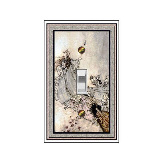 1653X Rackham Pixies Fairy Tale Midsummer's Night Illustration ~ Mrs Butler Unique Switchplates ~ Use Drop Downs~ More Rackham Designs