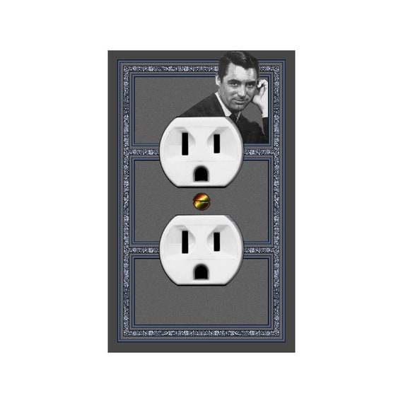 1128X Cary Grant Classic Hollywood Actor Design ~ Mrs Butler Unique Switchplate Cover ~ Use Drop Down Boxes Below ~ See Other Movie Stars