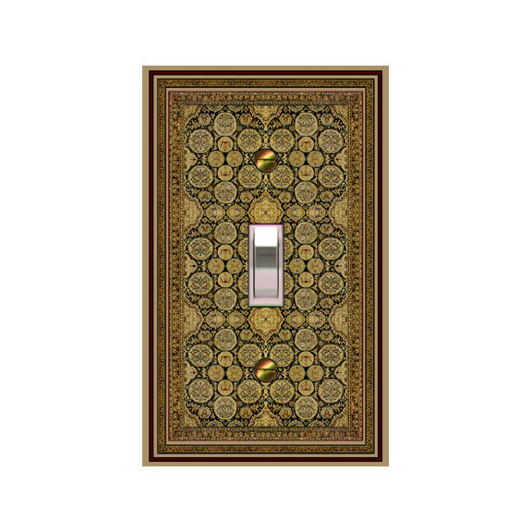 1210B Flat Image of Traditional Pattern Faux Persian Rug Mrs Etsy