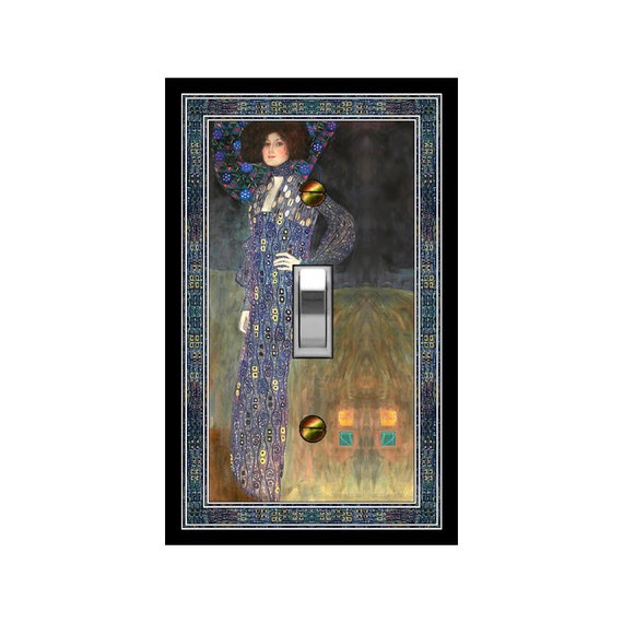1709X Art Nouveau Klimt Portrait of Emilie Floge 1902 ~ Mrs Butler Unique Switchplate Cover ~ Use Drop Down Box Below ~ See Other Klimt Art