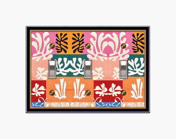 0346X Matisse - Snow Flowers 1951 Colorful Shapes ~ Mrs Butler Unique Switchplate Cover ~ Use Drop Down Boxes ~ See Other Matisse Designs