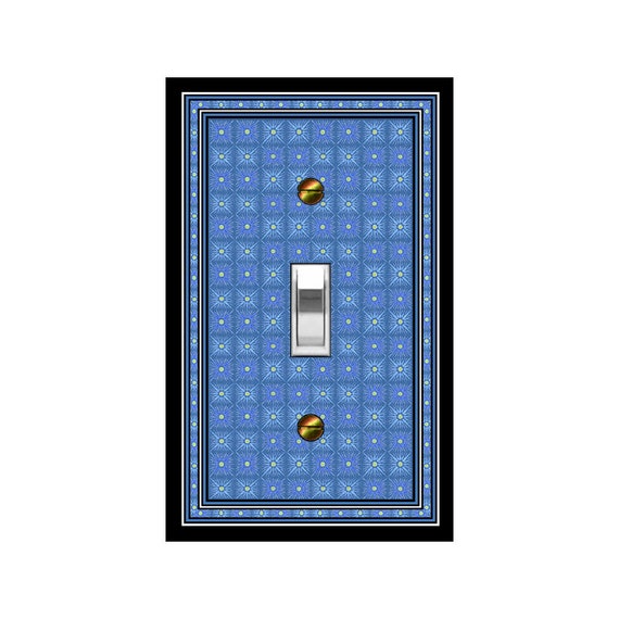 0488B Image of Vintage Retro Faux Tiles ~ Mrs Butler Unique Switchplate Cover ~ Use Drop Down Boxes Below ~ See 0488A on this Design