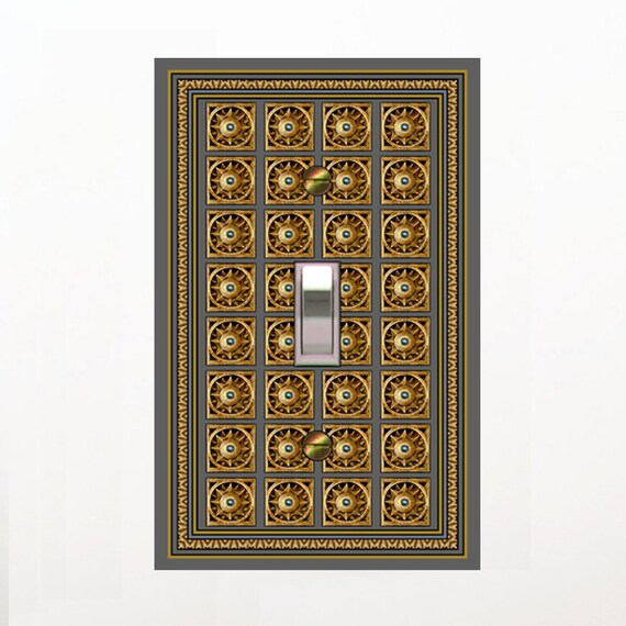 0127X - Golden Suns - mrs butler switch plate covers - choose sizes / prices from drop down box