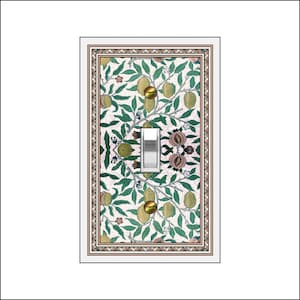 1516X Art Nouveau Wm Morris Pomegranate Fruit Vines Flowers ~ Mrs Butler Unique Switchplate Cover ~Use Drop Down Boxes~ See Many Morris Art