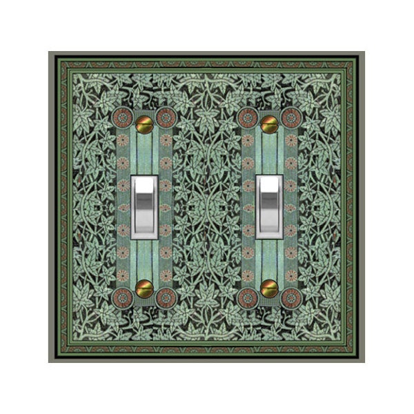 1636X Unique Lovely Ivy Vines & Leaves Design ~ Mrs Butler Unique Switchplate Cover ~ Use Drop Down Boxes Below
