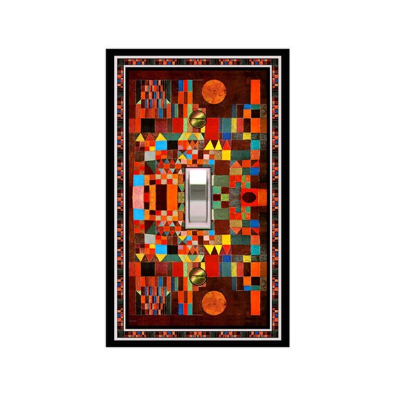 1615X Castle & Sun / Burg Und Sonne, Paul Klee, 1928 Contemporary Art Reflected ~ Mrs Butler Unique Switchplate Cover ~ Use Drop Downs Below