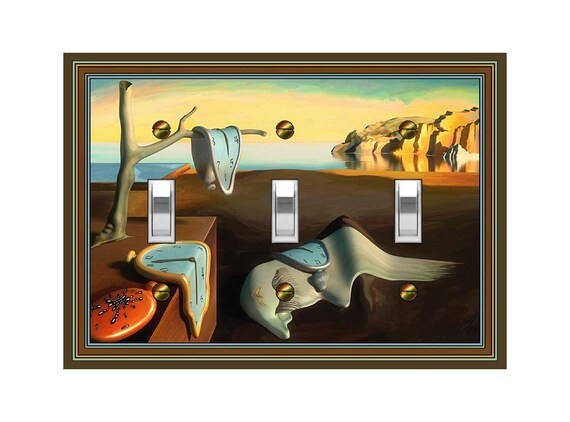 0498X Dali, The Persistence of Memory, Melting Clocks ~ Mrs Butler Unique Switchplate Cover ~ Use Drop Down Boxes ~ See Other Dali Works