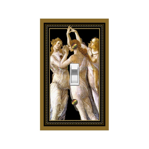 0732X Botticelli, Primavera, Detail Of The Three Graces, 1478 Women Dancing ~ Mrs Butler Unique Switchplate Cover ~Use Drop Down Boxes Below
