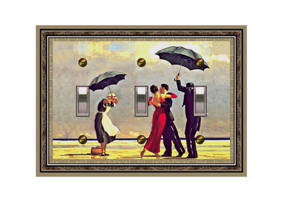 1769X Vettriano, The Singing Butler, w/ Maid & Romantic Dancing Couple ~ Mrs Butler Unique Switchplate Cover ~ Use Drop Down Boxes Below
