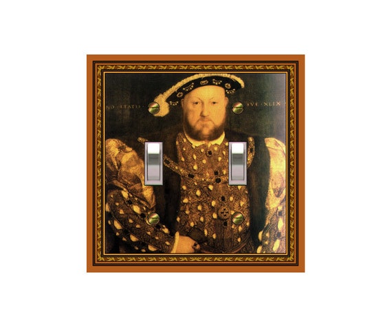 0719A Medieval Portrait Henry VIII Historic ~ Mrs Butler Unique Switchplate Cover ~ Use Drop Down Boxes Below ~ See 0719B, 0719X Variations