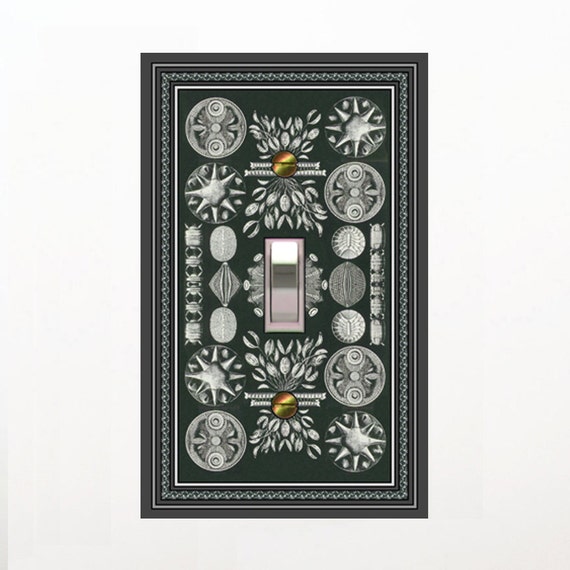 0464X- Botany light switch plate cover - mrs butler switchplates - choose sizes / prices from drop down box