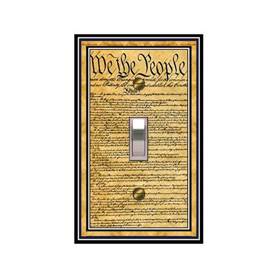1777x-t1 - Declaration of Independence - mrs butler switch plate covers -