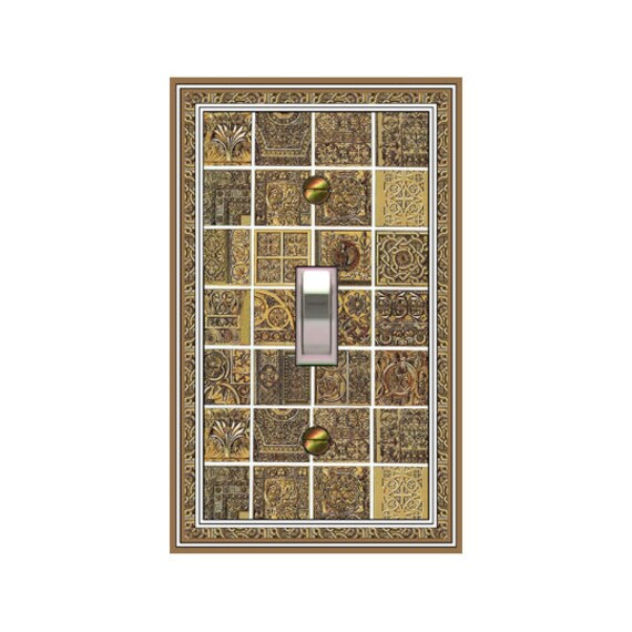 0197X -  -medieval Byzantine Art  light switch plate cover   mrs butler switchplates - choose sizes / prices from drop down box