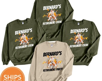 Personalized Retirement Crew Sweatshirt, Custom Photo Retiree Hoodie, Funny Retirement Party Pullover, Retired Life Crewneck
