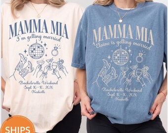 Dancing Queens Shirt, Last Disco Bachelorette Party Comfort Colors Tee, She Found Her Honey Graphic T-Shirt, Bridesmaid Squad Beach Outfit