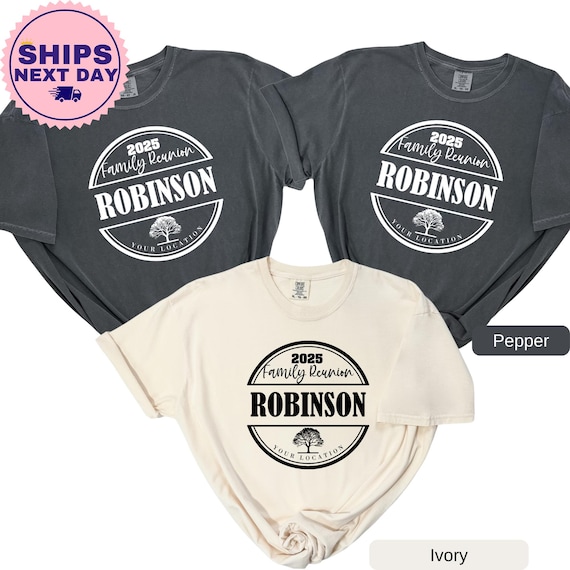 Custom Family Reunion Shirt, Personalized Family Name T-Shirt, Matching Family Vacation Tee, Comfort Colors Family Reunion Tee, Group Shirt