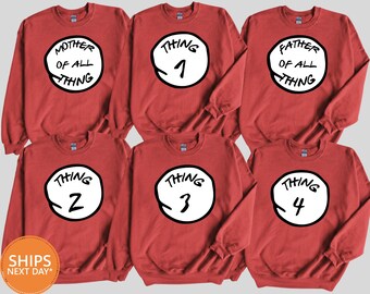 Custom Family Chaos Sweatshirt, Funny Parent Matching Crewneck, Personalized Mom Dad Sibling Pullover, Theme Park Vacation Hoodie
