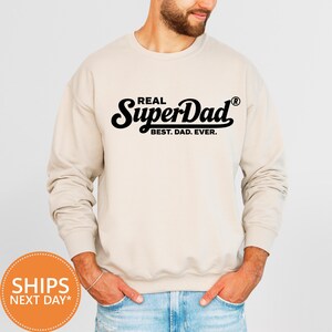 Super Dad Sweatshirt, Funny Dad Gift Hoodie, Best Papa Ever Pullover, Father’s Day Hero Crewneck, Cool Daddy Sweater, Dad Graphic Hoodie