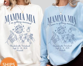 Dancing Queens Sweatshirt, Last Disco Bachelorette Crewneck, She Found Her Honey Pullover, Bridesmaid Squad Coastal Party Hoodie