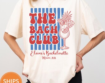 Custom Bachelorette Party Shirt, The Bride Club Graphic Comfort Colors Tee, Bridal Cocktail Party T-Shirt, Bridesmaid Squad Favor Trip