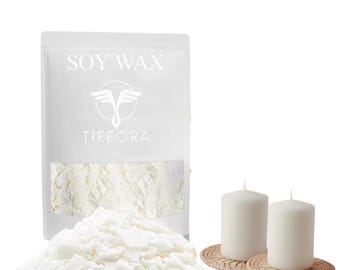 2KG Soy Wax 100% Pure Candle Making Wax Natural Flakes Clean Burning Soya