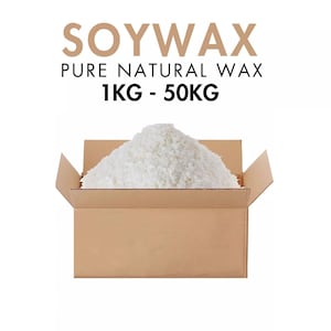 Naturalny wosk sojowy do świec, ekologiczny, do samodzielnego wyrobu świec (1 kg - 50 kg)