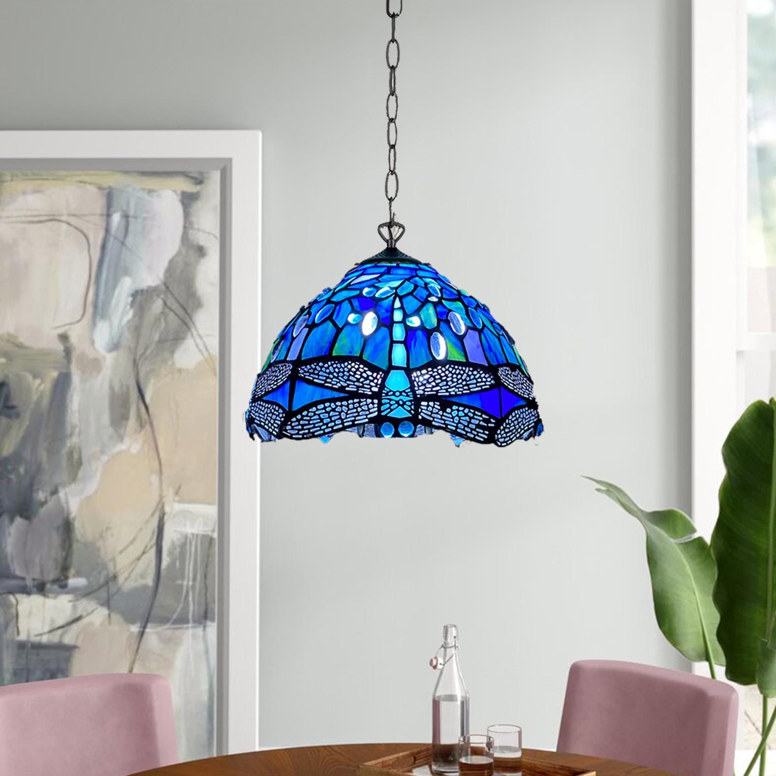 Blue Glass Light Shade UK - Main Image