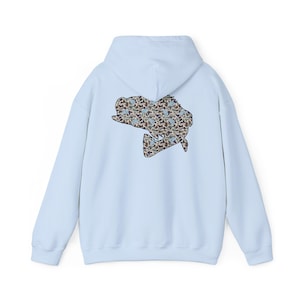 Duck Camo Fish Silhouette Hoodie