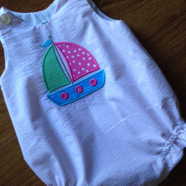 Sailboat Applique Etsy