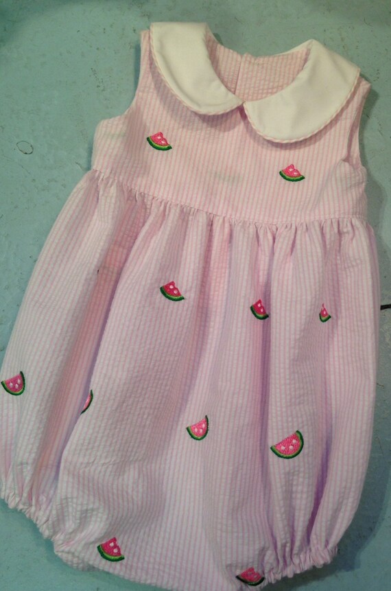 Seersucker Bubble Suit