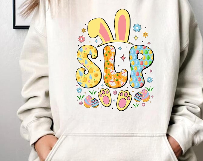 SLP Easter Shirt, Speech Pathologist Easter Shirt, Speech Bunny Shirt, Easter Speech Therapist Shirt, Pediatric Speech Pathologist Shirt