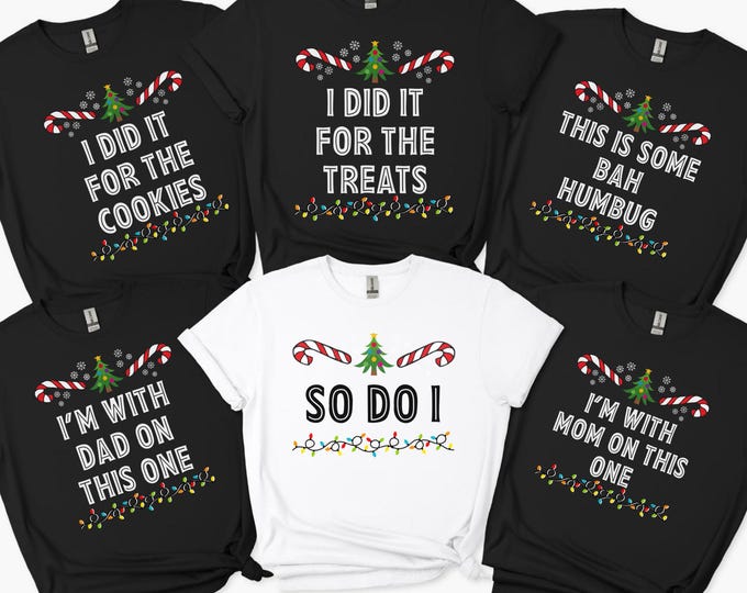 200 Quotes Most Likely to Christmas Shirt, Family Matching Christmas T-Shirts, Christmas Shirt, Funny Christmas Shirt, Family Pajamas