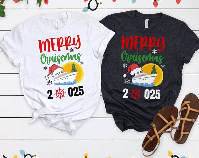 Merry Cruisemas Shirt, Family Christmas Cruise Shirts, Christmas Holiday Trip, Matching Christmas Cruise Shirt, Christmas Lights Tee