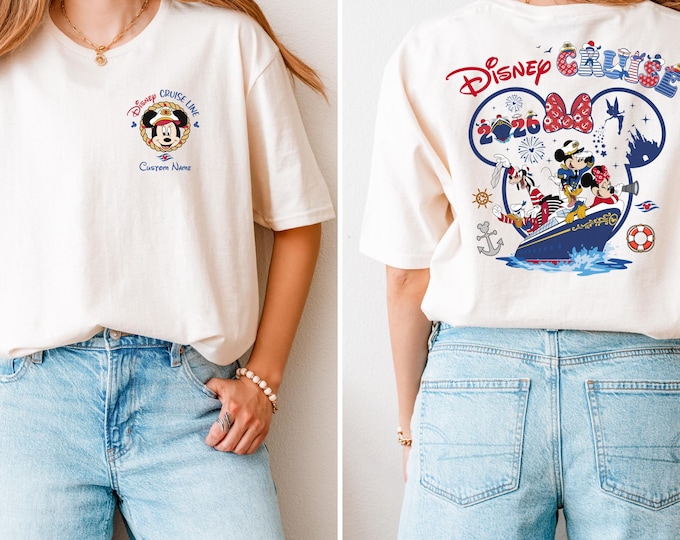 Custom 2026 Disney Cruise Family Matching Shirt, Disney Pirates Shirt, Disney Cruise Trip Shirt, 2026 Disney world Cruise Family Shirts