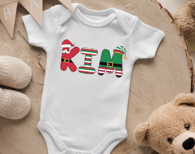 Personalized Christmas Kids Name Shirt,Custom Christmas Toddler Shirt,Christmas Gifts for Kids,Girl Name Christmas Shirt,Mother Daughter Tee