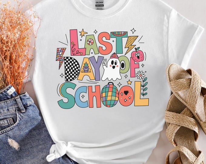 Last Day of School, Hello Summer Happy Last Day of School Shirts, End Of School Year, Goodbye School ,Hello Summer, School's Out For Summer