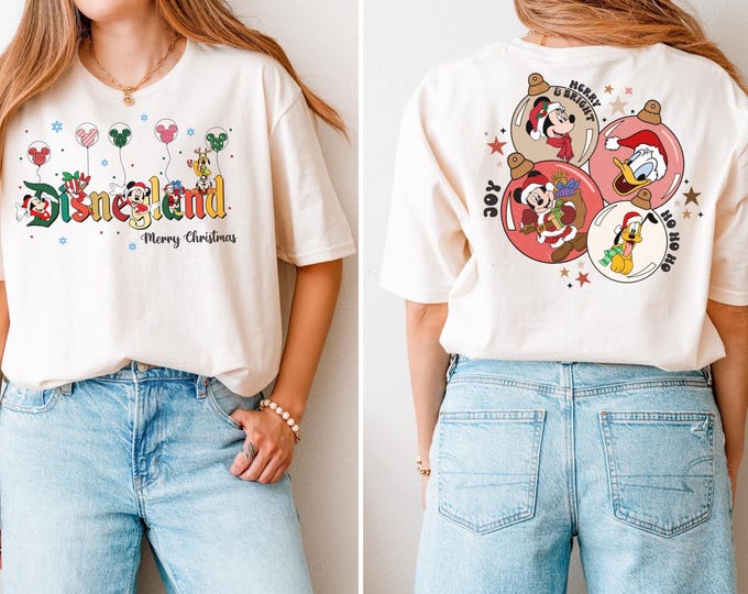 Mickey’s Very Merry Christmas Shirt, Disney Xmas Party T-Shirt, Disneyland Family Holiday Sweatshirt, Mickey And Friends Christmas Tees