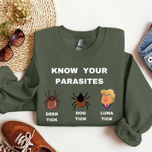 Know Your Parasites Shirt, Anti Trump Shirt, Election Day Shirt, Funny Trump Shirt, Sarcastic Trump Shirt, Anti Trump Tee, Trump Shirt, Gift