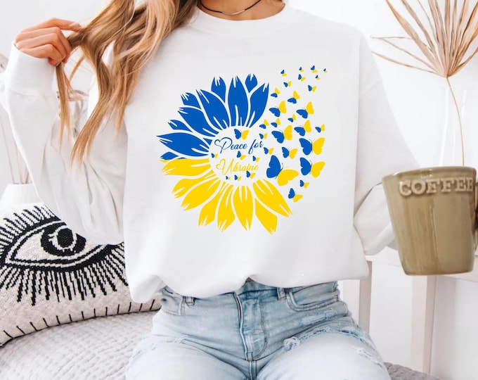 Sunflower Ukraine, Proud Ukrainian T-Shirt, Pray for Ukraine Tee, No War Ukraine, Zelensky, Ukraine Military Shirt, Ukraine Trident Shirt