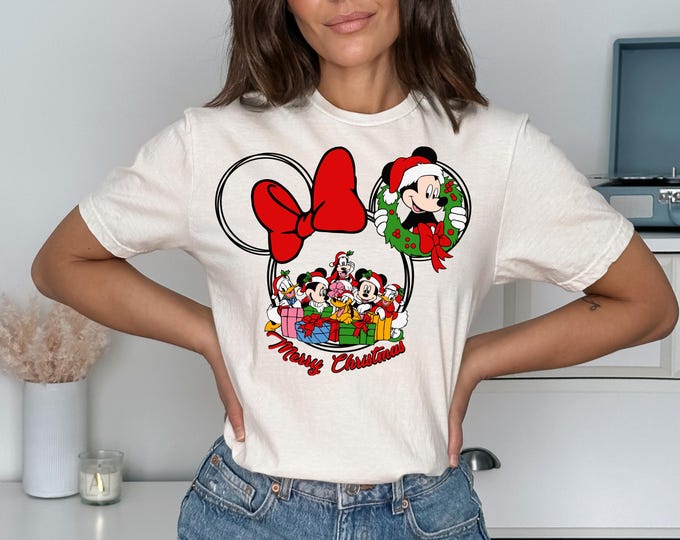 Disney Christmas Tee, Mickey’s Very Merry Christmas Party Shirt, Mickey & Friends Christmas Sweatshirt, Disneyland Xmas Family Holiday Shirt