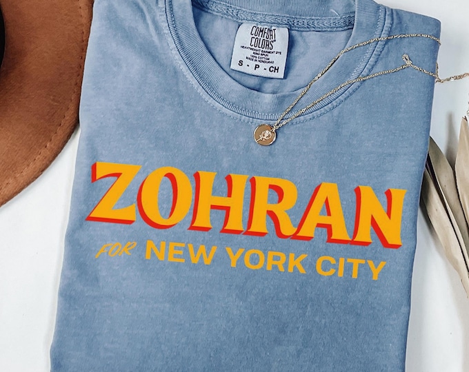 Zohran Tee, Zohran for Mayor, Zohran Mamdani, Vote Zohran for Mayor, Rank Zohran for Mayor, Zohran Shirt, Progressive Shirt, Zohran 2025