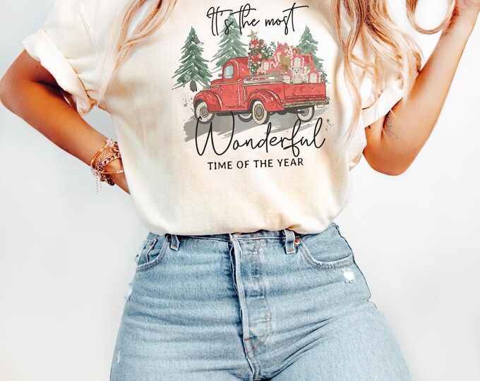 Christmas Time Shirt, It's The Most Wonderful Time Shirt, Christmas Shirt, Vintage Christmas Shirt, Retro Christmas T-Shirt