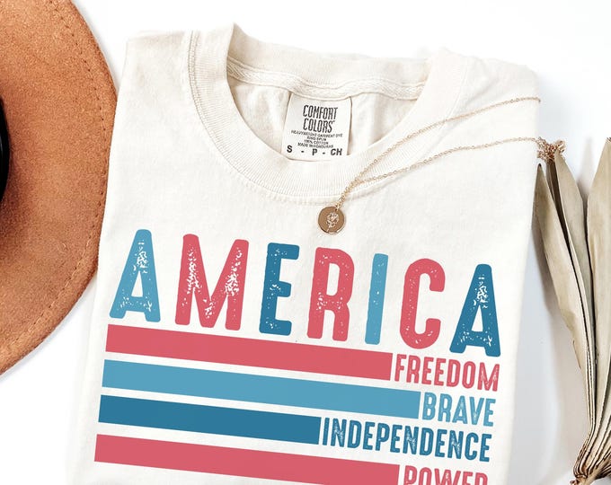 Retro USA Sweatshirt, She Loves Jesus And America Too, Womens USA Crewneck Sweatshirt, USA Shirt, America Sweatshirt, 4th of July Sweatshirt