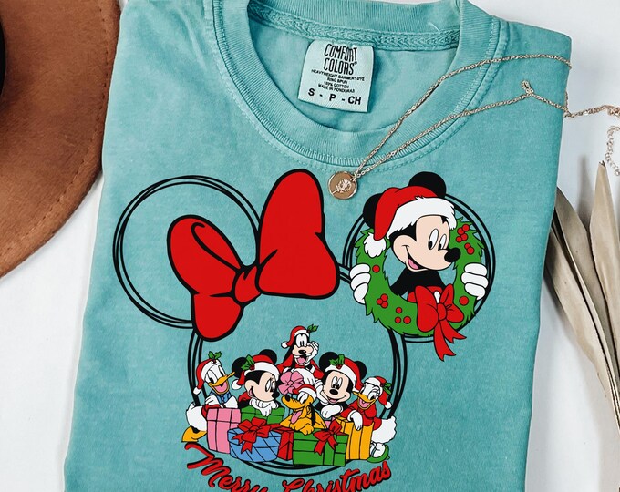 Disney Christmas Tee, Mickey’s Very Merry Christmas Party Shirt, Mickey & Friends Christmas Sweatshirt, Disneyland Xmas Family Holiday Shirt