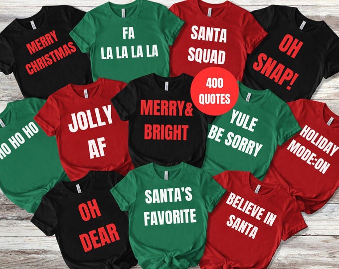 Funny Family Christmas Shirts, Christmas Shirt, Funny Christmas Party, Matching Christmas T-Shirts for Family, Christmas Group Shirts, Kids,