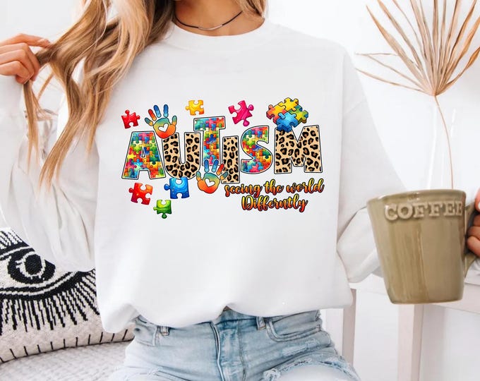 Autism Seeing The World Differently Shirt, Autism Shirt, Autism Awareness Shirt, Autism Shirt, Autism Month, Special Ed Teacher Shirt