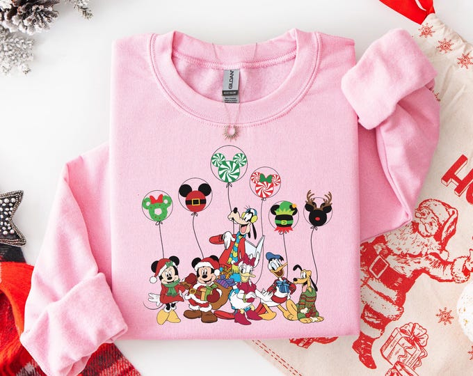 Disney Christmas Tee, Mickey’s Very Merry Christmas Party Shirt, Mickey & Friends Christmas Sweatshirt, Disneyland Xmas Family Holiday Shirt